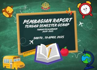 Pembagian Raport Tengah Semester Genap